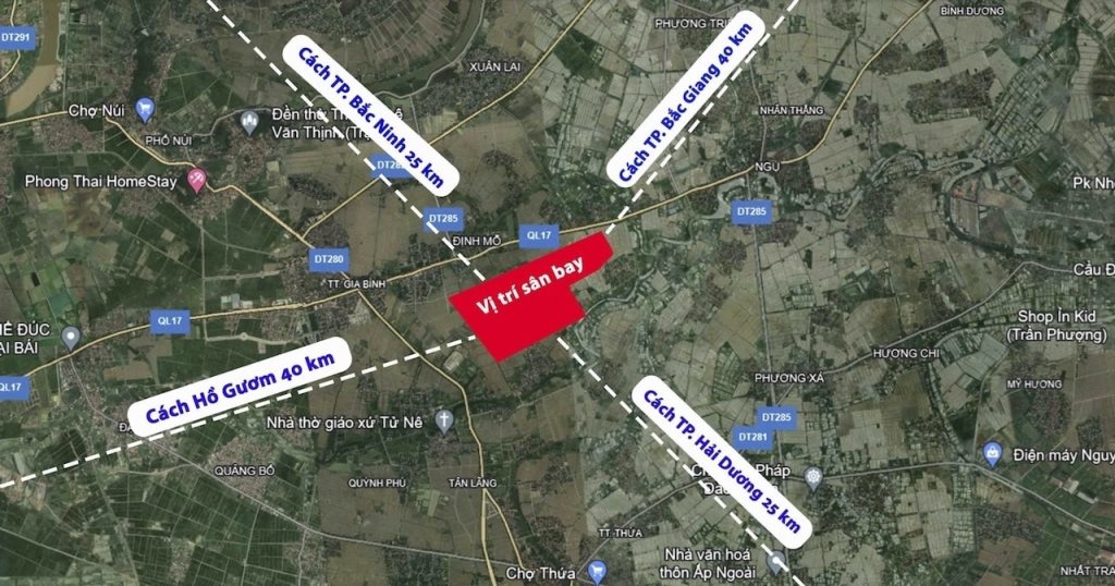 Lập quy hoạch sân bay Gia Bình thời kỳ 2021-2030, tầm nhìn đến năm 2050